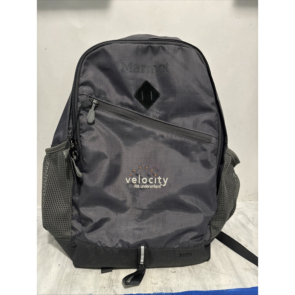 Marmot Anza Backpack Gray Hiking Camping Travel School 15 Inch Bag